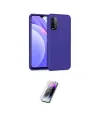 ieg™ Redmi 9T Kılıf Ahenk Serisi - Şeffaf Pasifik Cam Ekran Koruyucu