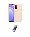 ieg™ Redmi 9T Kılıf Ahenk Serisi - Şeffaf Pasifik Cam Ekran Koruyucu