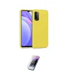 ieg™ Redmi 9T Kılıf Ahenk Serisi - Şeffaf Pasifik Cam Ekran Koruyucu