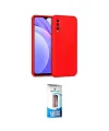 ieg™ Redmi 9T Kılıf Ahenk Serisi - Siyah 5D Eko Cam Ekran Koruyucu