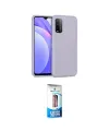 ieg™ Redmi 9T Kılıf Ahenk Serisi - Siyah 5D Eko Cam Ekran Koruyucu