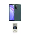ieg™ Redmi 9T Kılıf Ahenk Serisi - Siyah 5D Hayalet Cam Ekran Koruyucu