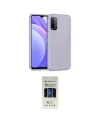 ieg™ Redmi 9T Kılıf Ahenk Serisi - Siyah 5D Hayalet Cam Ekran Koruyucu