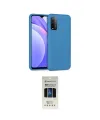 ieg™ Redmi 9T Kılıf Ahenk Serisi - Siyah 5D Hayalet Cam Ekran Koruyucu