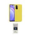 ieg™ Redmi 9T Kılıf Ahenk Serisi - Siyah 5D Hayalet Cam Ekran Koruyucu