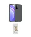 ieg™ Redmi 9T Kılıf Ahenk Serisi - Siyah Mat Seramik Nano Ekran Koruyucu