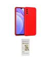 ieg™ Redmi 9T Kılıf Ahenk Serisi - Siyah Mat Seramik Nano Ekran Koruyucu