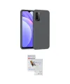 ieg™ Redmi 9T Kılıf Ahenk Serisi - Siyah Seramik Nano Ekran Koruyucu