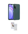 ieg™ Redmi 9T Kılıf Ahenk Serisi - Siyah Seramik Nano Ekran Koruyucu