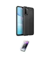 ieg™ Redmi 9T Kılıf Doruk Klasik Özel Seri - Şeffaf Pasifik Cam Ekran Koruyucu