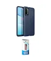 ieg™ Redmi 9T Kılıf Doruk Klasik Özel Seri - Siyah 5D Eko Cam Ekran Koruyucu