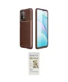 ieg™ Redmi 9T Kılıf Eksen Form Prime - Siyah Mat Seramik Nano Ekran Koruyucu