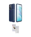 ieg™ Redmi 9T Kılıf Eksen Form Prime - Siyah Seramik Nano Ekran Koruyucu