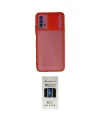 ieg™ Redmi 9T Kılıf Vadi Çizgi - Siyah 5D Hayalet Cam Ekran Koruyucu