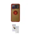 ieg™ Redmi 9T Kılıf Yörünge Çizgi - Siyah Seramik Nano Ekran Koruyucu