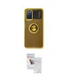 ieg™ Redmi 9T Kılıf Yörünge Çizgi - Siyah Seramik Nano Ekran Koruyucu