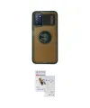 ieg™ Redmi 9T Kılıf Yörünge Çizgi - Siyah Seramik Nano Ekran Koruyucu