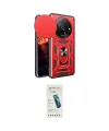 ieg™ Redmi A3 4G Kılıf Ahenk Klasik - Şeffaf Pasifik Cam Ekran Koruyucu