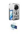 ieg™ Redmi A3 4G Kılıf Ahenk Klasik - Siyah 3D Antistatik Cam Ekran Koruyucu