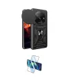 ieg™ Redmi A3 4G Kılıf Ahenk Klasik - Siyah 3D Antistatik Cam Ekran Koruyucu