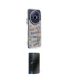 ieg™ Redmi A3 4G Kılıf Ahenk Modern Serisi - Siyah 3D Antistatik Hayalet Cam Ekran Koruyucu
