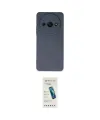 ieg™ Redmi A3 4G Kılıf Ahenk Serisi - Şeffaf Pasifik Cam Ekran Koruyucu