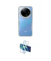 ieg™ Redmi A3 4G Kılıf Akış Çizgi Koleksiyonu - Siyah 3D Antistatik Cam Ekran Koruyucu