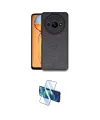 ieg™ Redmi A3 4G Kılıf Kıvılcım Işık Serisi - Siyah 3D Antistatik Cam Ekran Koruyucu