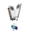 ieg™ Redmi A3 4G Kılıf Ufuk Klasik - Siyah 3D Antistatik Cam Ekran Koruyucu