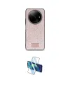 ieg™ Redmi A3 4G Kılıf Vadi Klasik Serisi - Siyah 3D Antistatik Seramik Nano Ekran Koruyucu
