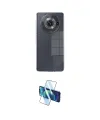 ieg™ Redmi A3 4G Kılıf Zirve Doku - Siyah 3D Antistatik Cam Ekran Koruyucu