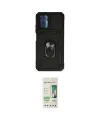 ieg™ Redmi Note 10 Kılıf Ahenk Klasik - Siyah 20D Premium Cam Ekran Koruyucu