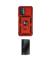 ieg™ Redmi Note 10 Kılıf Ahenk Klasik - Siyah 3D Antistatik Hayalet Cam Ekran Koruyucu