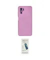 ieg™ Redmi Note 10 Kılıf Ahenk Serisi - Şeffaf Pasifik Cam Ekran Koruyucu