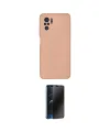 ieg™ Redmi Note 10 Kılıf Ahenk Serisi - Siyah 3D Antistatik Hayalet Cam Ekran Koruyucu