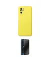 ieg™ Redmi Note 10 Kılıf Ahenk Serisi - Siyah 3D Antistatik Hayalet Cam Ekran Koruyucu