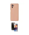 ieg™ Redmi Note 10 Kılıf Ahenk Serisi - Siyah 3D Antistatik Mat Seramik Nano Ekran Koruyucu