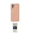 ieg™ Redmi Note 10 Kılıf Ahenk Serisi - Siyah 5D Hayalet Cam Ekran Koruyucu