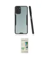 ieg™ Redmi Note 10 Kılıf Atlas Asil Serisi - Siyah 20D Premium Cam Ekran Koruyucu