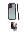 ieg™ Redmi Note 10 Kılıf Atlas Asil Serisi - Siyah 3D Antistatik Mat Seramik Nano Ekran Koruyucu