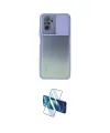 ieg™ Redmi Note 10 Kılıf Vadi Çizgi - Siyah 3D Antistatik Cam Ekran Koruyucu