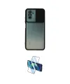 ieg™ Redmi Note 10 Kılıf Vadi Çizgi - Siyah 3D Antistatik Cam Ekran Koruyucu