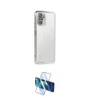 ieg™ Redmi Note 10 Kılıf Vadi Minimal - Siyah 3D Antistatik Cam Ekran Koruyucu