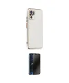 ieg™ Redmi Note 10 Kılıf Yankı Serisi - Siyah 3D Antistatik Hayalet Cam Ekran Koruyucu
