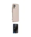 ieg™ Redmi Note 10 Kılıf Yankı Serisi - Siyah 3D Antistatik Hayalet Cam Ekran Koruyucu