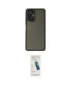 ieg™ Redmi Note 10 Pro Kılıf Ahenk Çizgi Serisi - Şeffaf Pasifik Cam Ekran Koruyucu