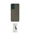ieg™ Redmi Note 10 Pro Kılıf Ahenk Çizgi Serisi - Şeffaf Pasifik Cam Ekran Koruyucu