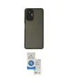 ieg™ Redmi Note 10 Pro Kılıf Ahenk Çizgi Serisi - Şeffaf Royal Nano Ekran Koruyucu