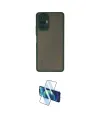 ieg™ Redmi Note 10 Pro Kılıf Ahenk Çizgi Serisi - Siyah 3D Antistatik Cam Ekran Koruyucu