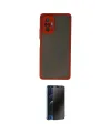 ieg™ Redmi Note 10 Pro Kılıf Ahenk Çizgi Serisi - Siyah 3D Antistatik Hayalet Cam Ekran Koruyucu